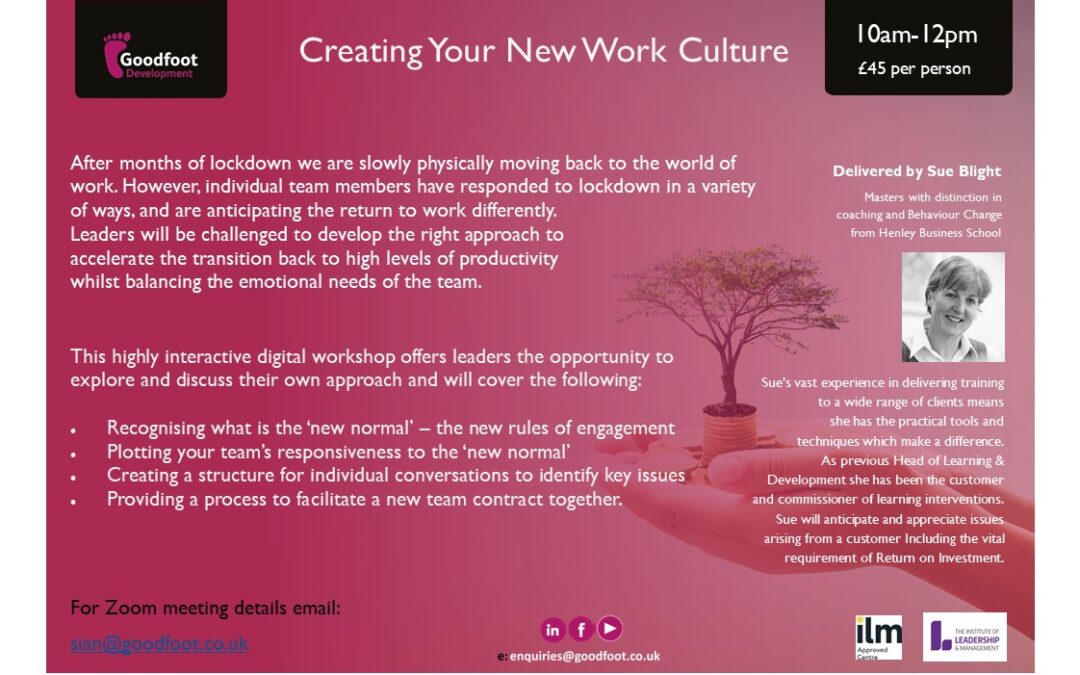 Creating Your New Work Culture